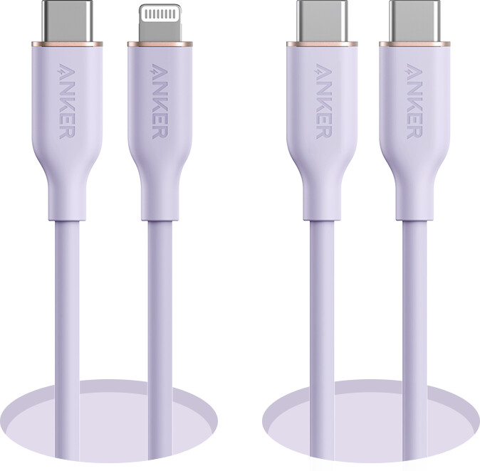 anker 641 usb-c to lightning cable flow silicone