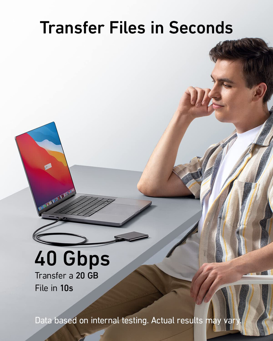 anker prime docking station dl7400 and usb-c to usb-c cable thunderbolt 4 compatible