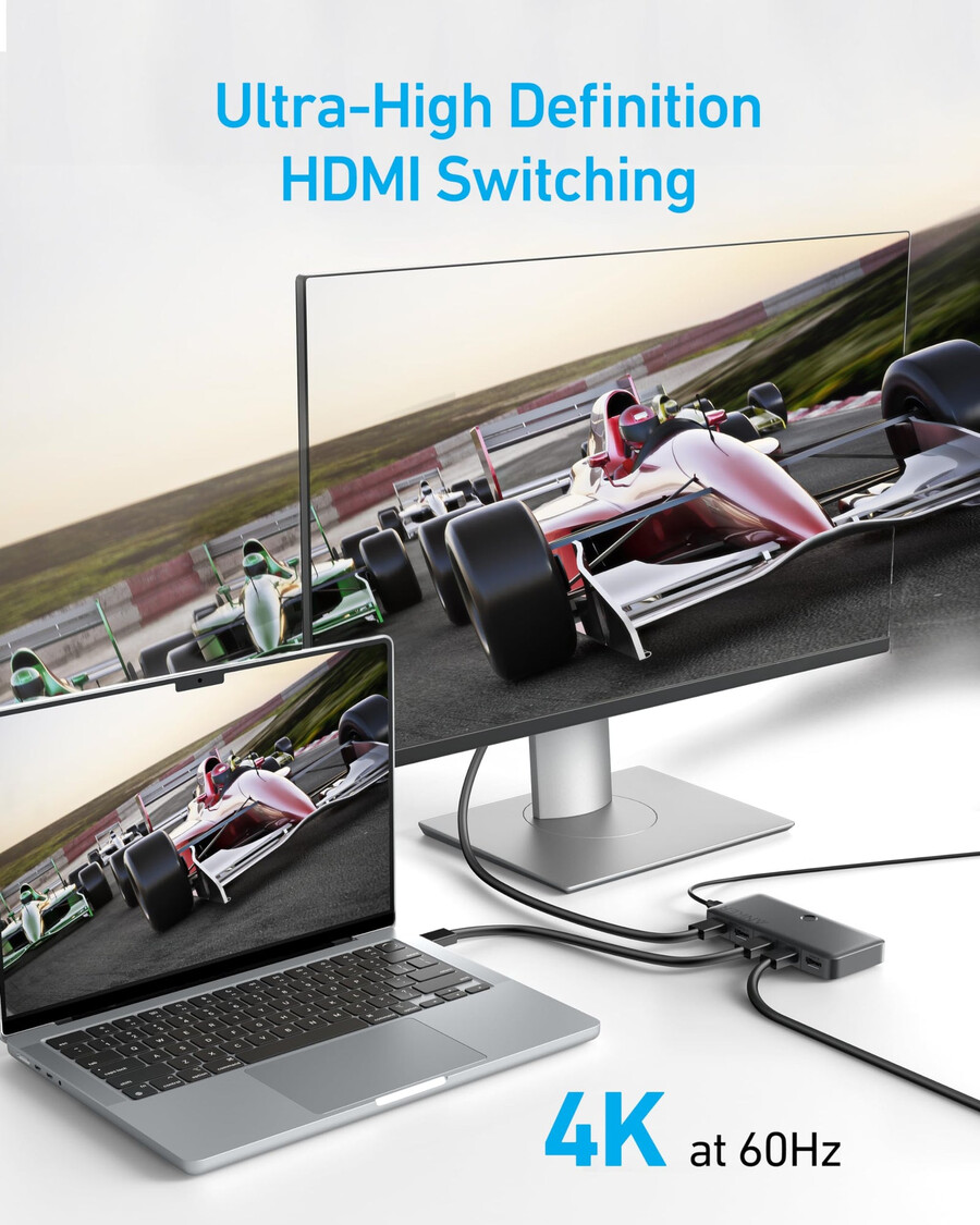 anker hdmi switch 4 in 1 out 4k hdmi