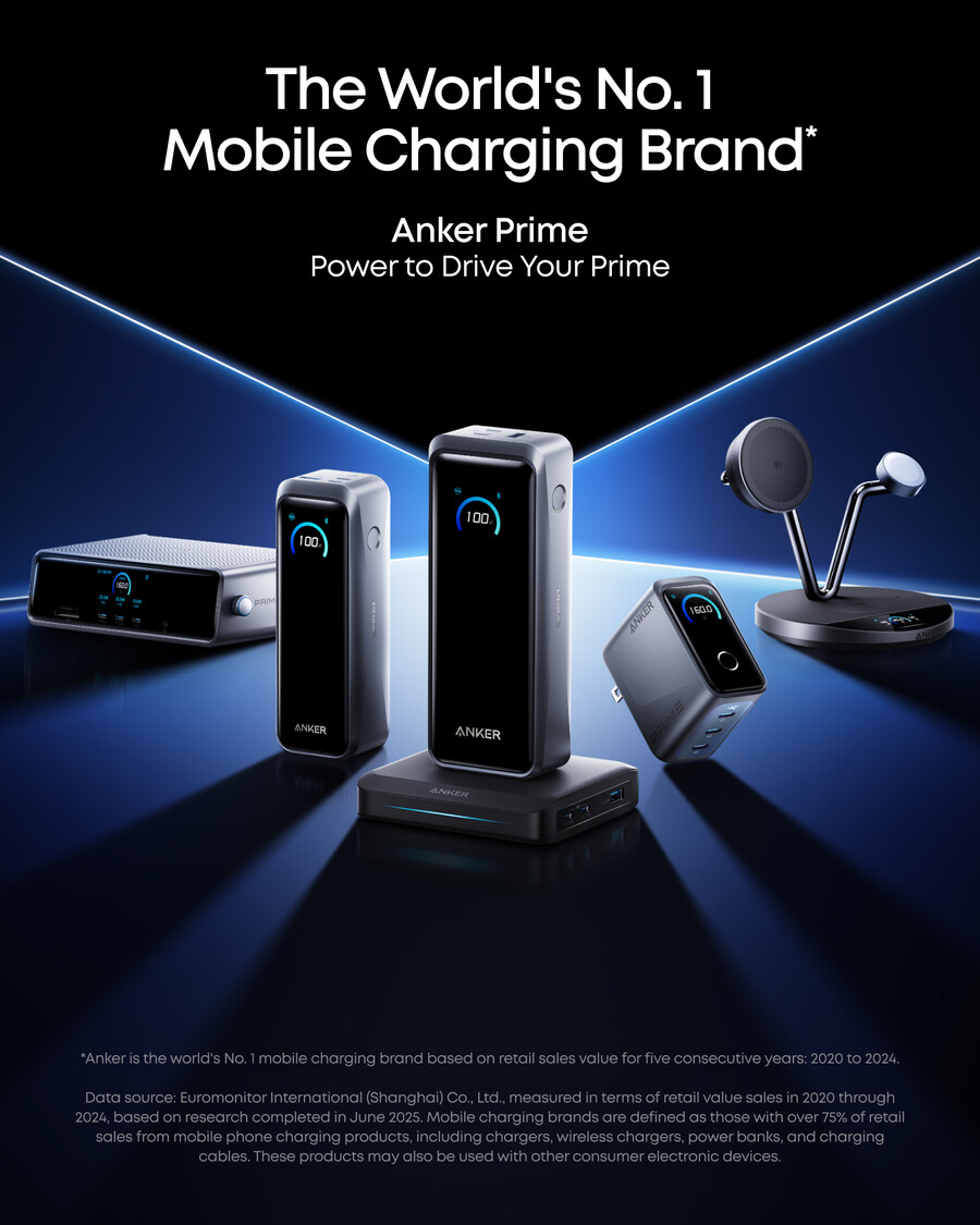anker prime charging base 150w 3 ports