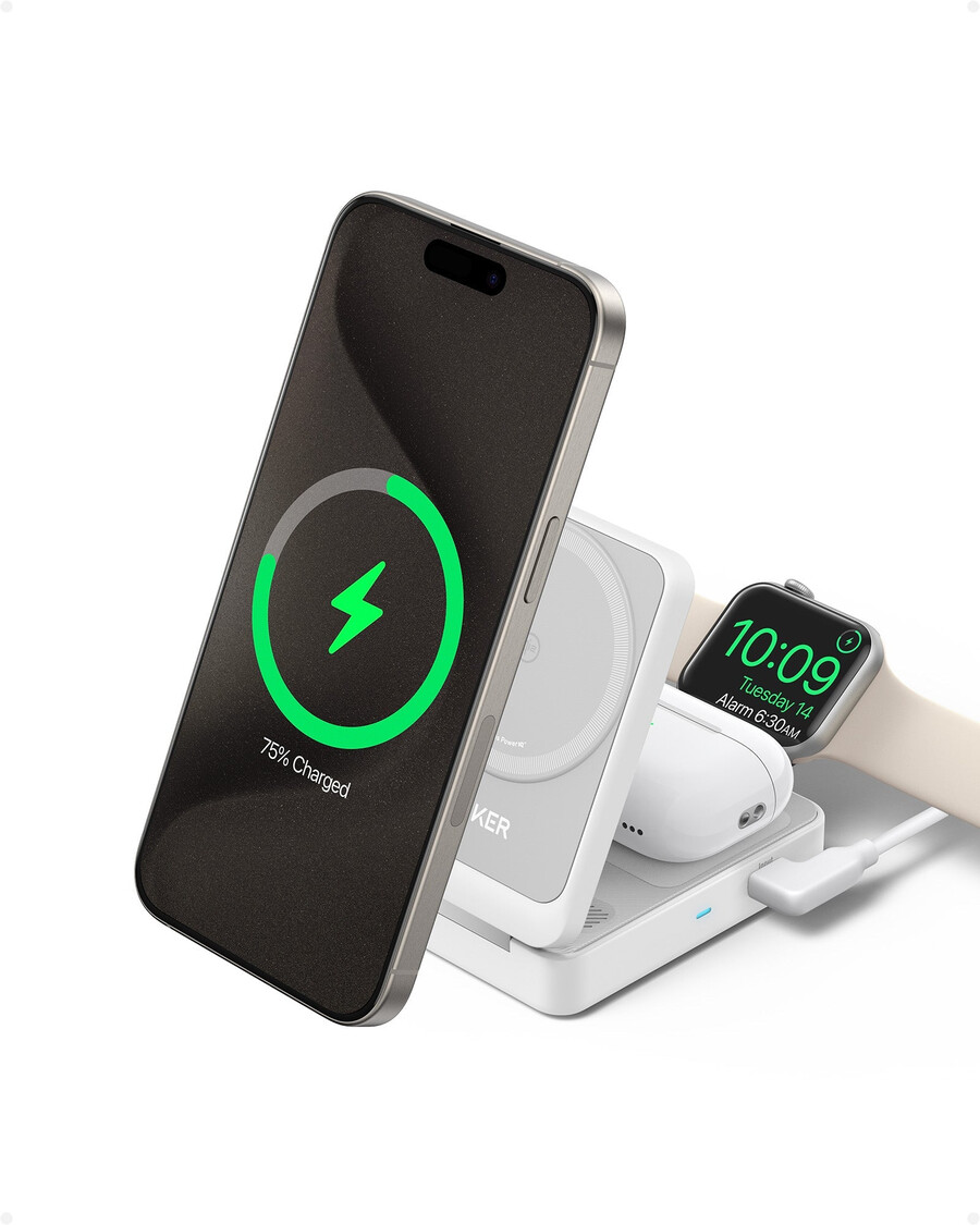 anker maggo wireless charging station foldable 3-in-1