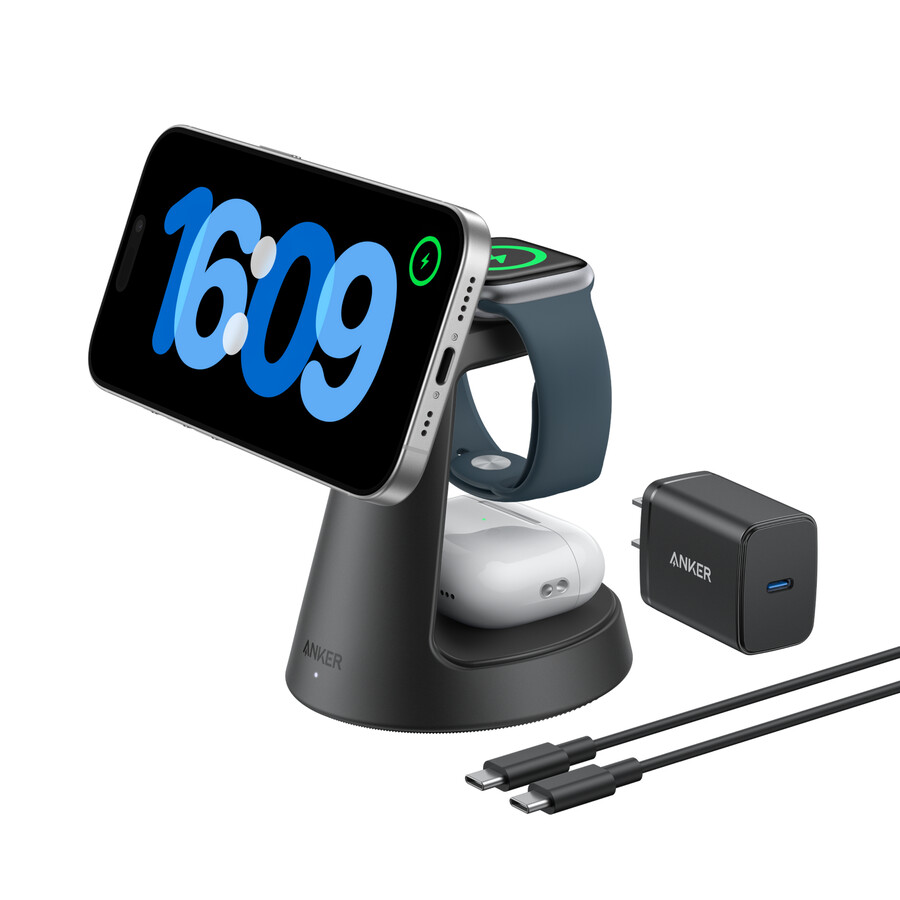 anker maggo wireless charging station and anker nano wireless car charger