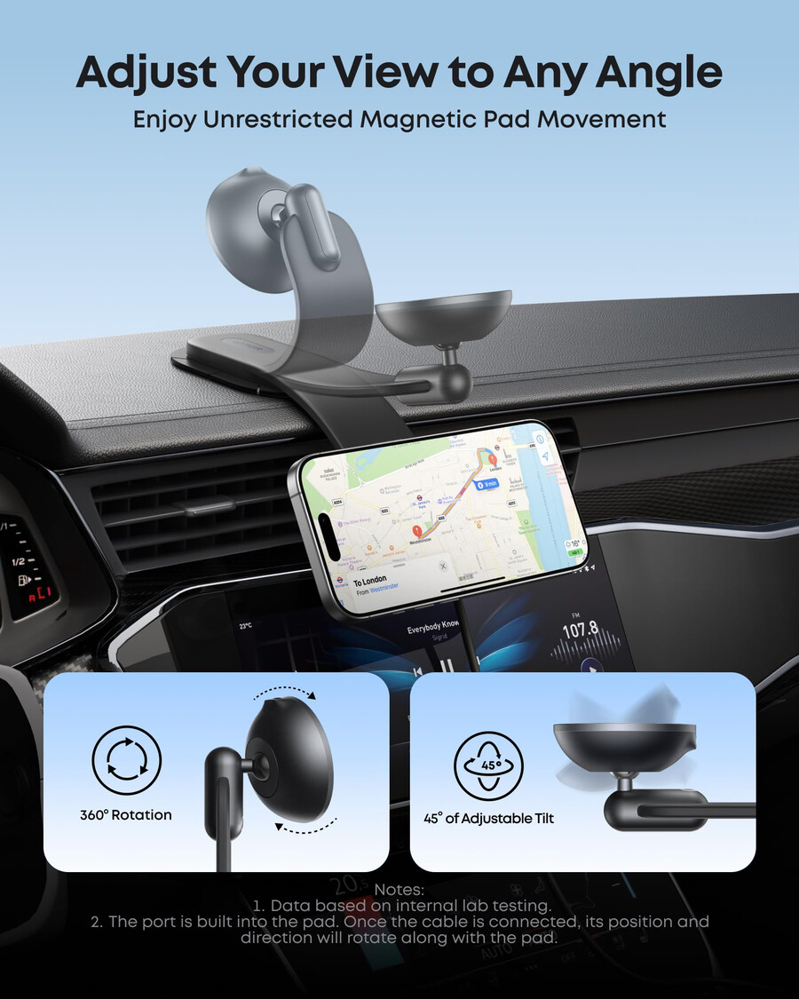 anker maggo wireless charging station and anker nano wireless car charger