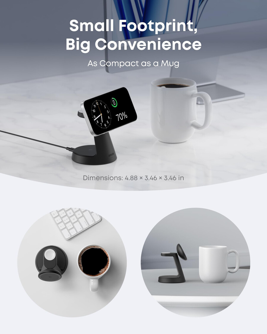anker maggo wireless charging station and anker nano wireless car charger