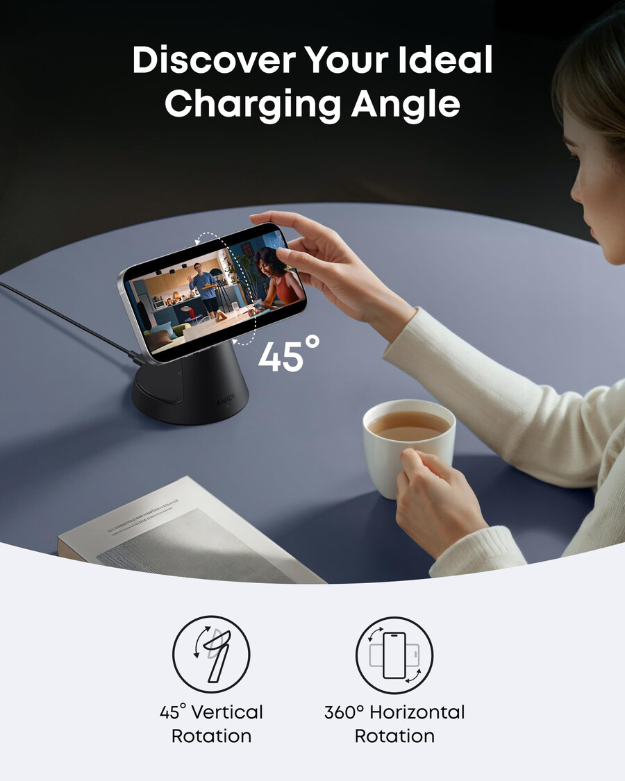 anker maggo wireless charging station and anker nano wireless car charger
