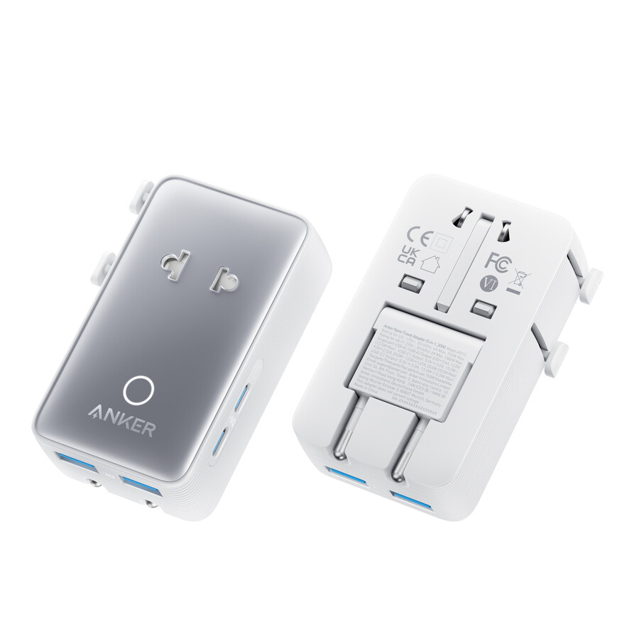 anker maggo wireless charging station 3-in-1 foldable pad and anker nano travel adapter 5-in-1 20w 1-pack
